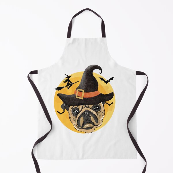Item preview, Halloween Pug Bulldog. Scary pug, creepy pug, spooky pug. designed and sold by Doggymadness.
