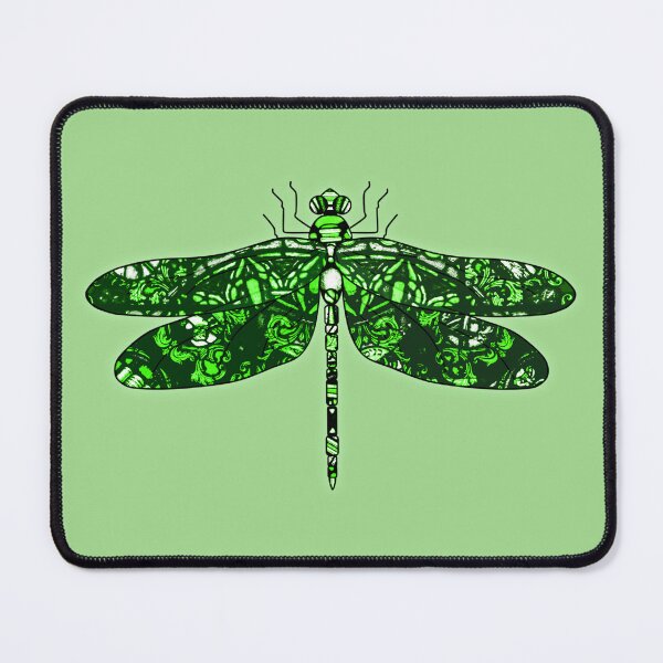 Item preview, Dragonfly Patterned Green designed and sold by IJStanding.