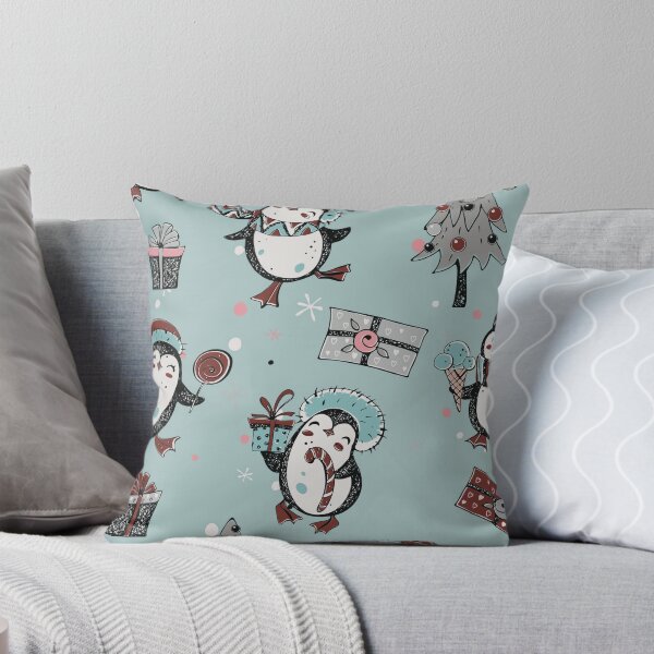 Item preview, Happy Christmas Penguins Pattern designed and sold by HappyLifeCreate.
