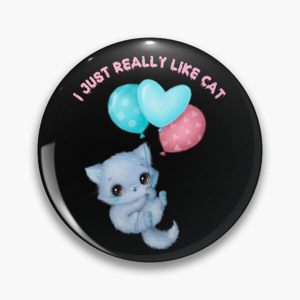 Item preview, I Just Really Like cat designed and sold by The Love Quill.
