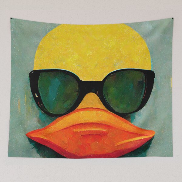 Item preview, Duck Pop Art 3 designed and sold by AiBroughtToLife.