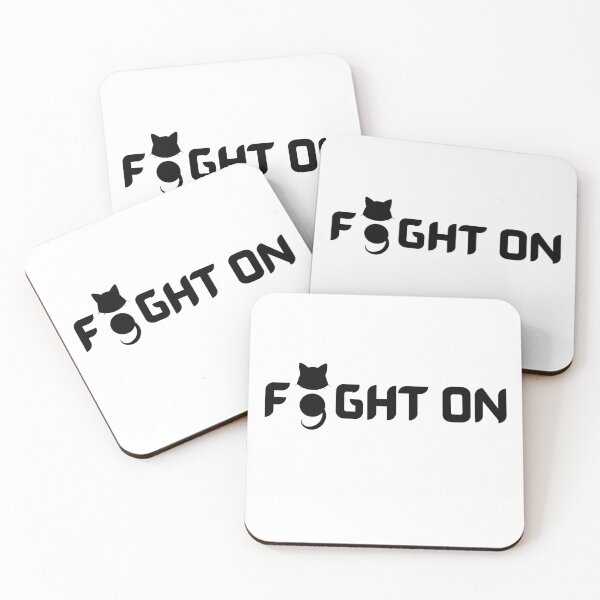 Item preview, Semicolon Cat (Fight On. B) designed and sold by SimplyMe-Plus.