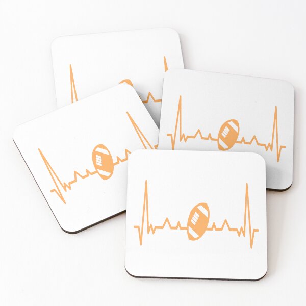 Item preview, Heart Beat Football designed and sold by bennetthuskers.
