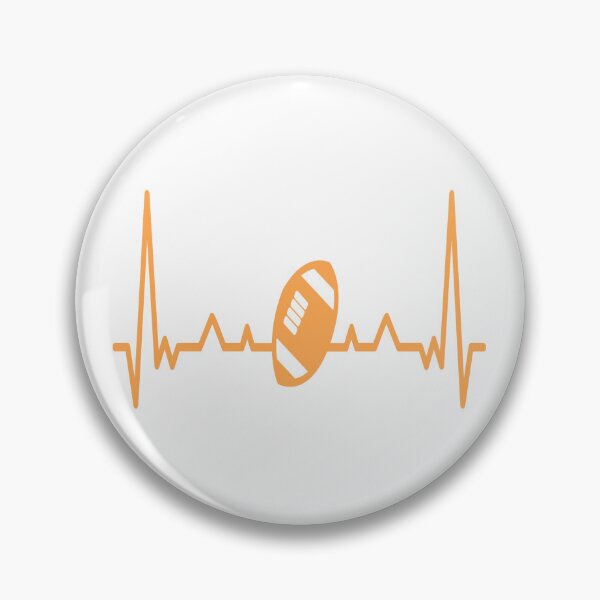 Item preview, Heart Beat Football designed and sold by bennetthuskers.