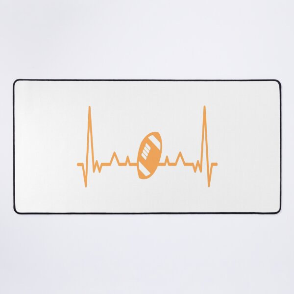 Item preview, Heart Beat Football designed and sold by bennetthuskers.