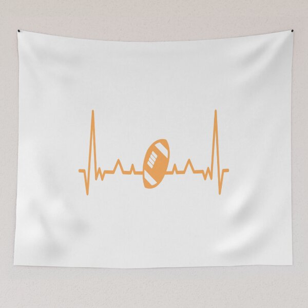 Item preview, Heart Beat Football designed and sold by bennetthuskers.
