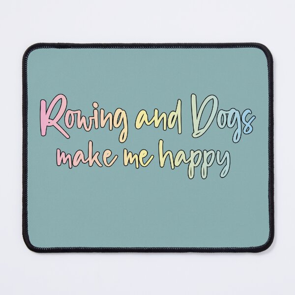 Item preview, rowing and dogs make me happy designed and sold by retro10.