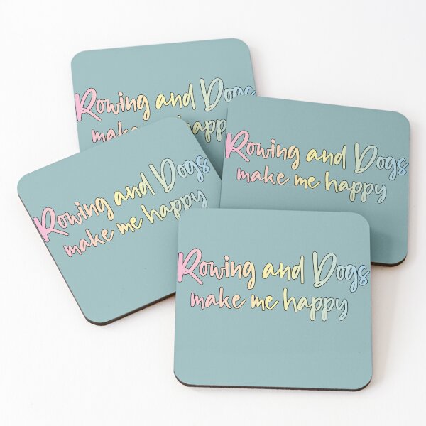 Item preview, rowing and dogs make me happy designed and sold by retro10.