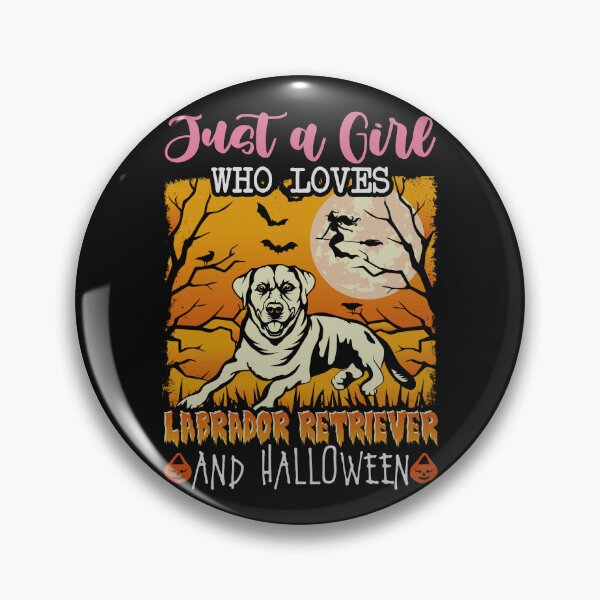 Artikelvorschau, Halloween Labrador Fröhliches Halloween Nur ein Mädchen, das liebt entworfen und verkauft von HarriPaloma.