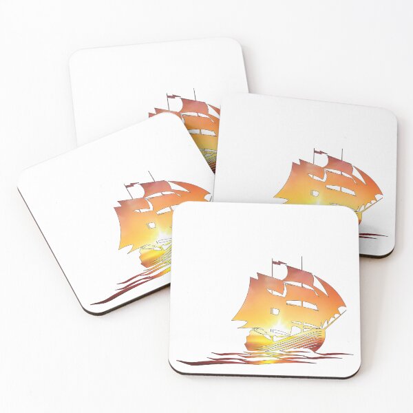 Item preview, Sunny Sunrise Sailing Ship designed and sold by damonasplace.