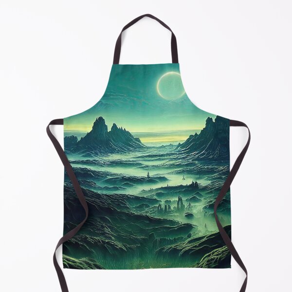 Item preview, Alien planet fantasy landscape designed and sold by mrlongfield.