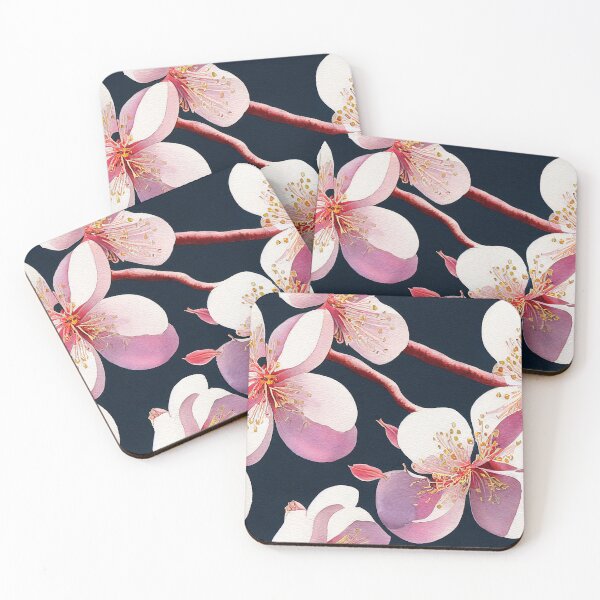 Item preview, Cherry Blossom Pattern Print designed and sold by ThePurpleMelon.