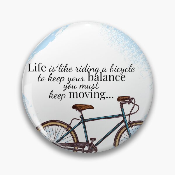 Item preview, Life is like riding a bicycle designed and sold by AmazingArtMandi.