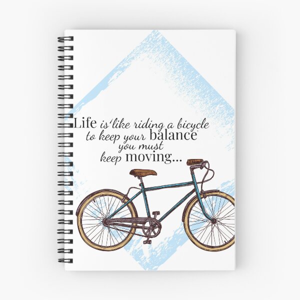 Item preview, Life is like riding a bicycle designed and sold by AmazingArtMandi.