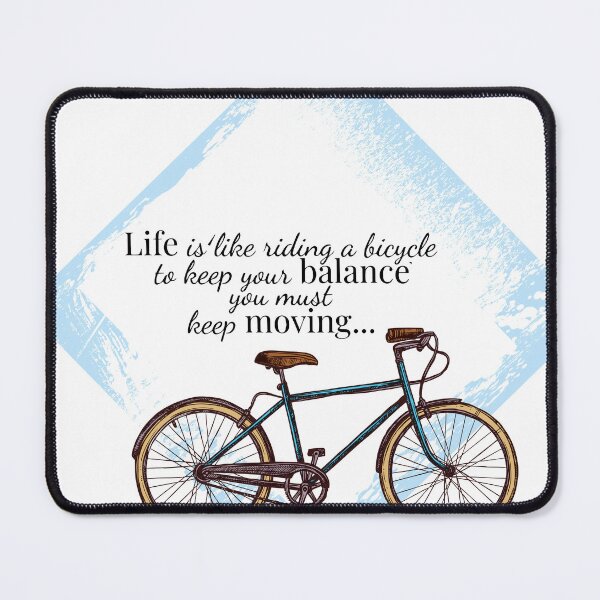 Item preview, Life is like riding a bicycle designed and sold by AmazingArtMandi.