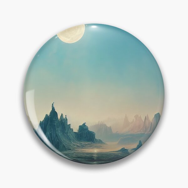 Item preview, Alien planet fantasy landscape designed and sold by mrlongfield.