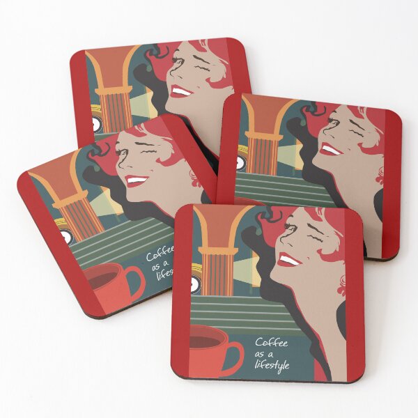 Item preview, Coffee as a lifestyle designed and sold by CatCoconut-Art.