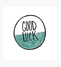 GOOD LUCK Photographic Print