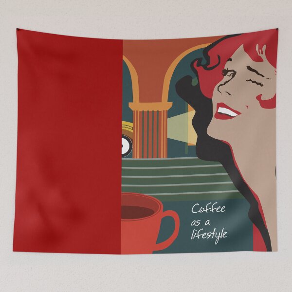 Item preview, Coffee as a lifestyle designed and sold by CatCoconut-Art.