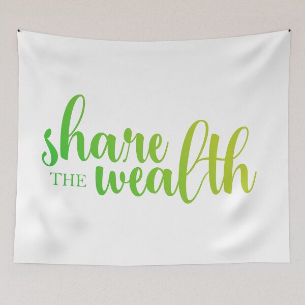Item preview, Share the wealth - inspirational quote - motivation designed and sold by ALLURE-minimal.