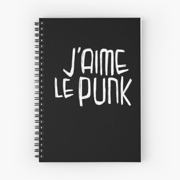 Item preview, Punk Music, Punk Typography, J'aime le Punk designed and sold by badlydrawnbabe.