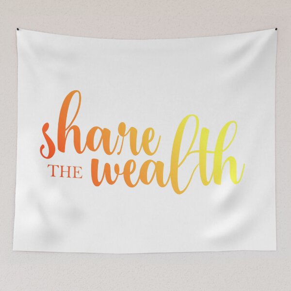 Item preview, Share the wealth - inspirational quote - motivation designed and sold by ALLURE-minimal.