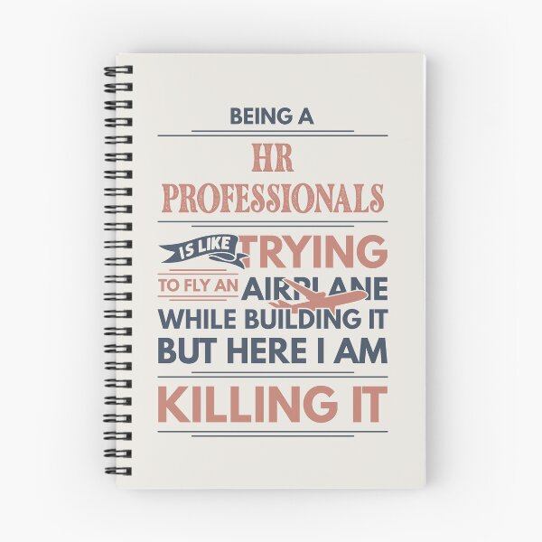Item preview, Being A HR Professional Is Like Trying To Fly An Airplane While Building It But Here I Am Killing It Funny Gift idea HR Professional designed and sold by Mmmm3344.