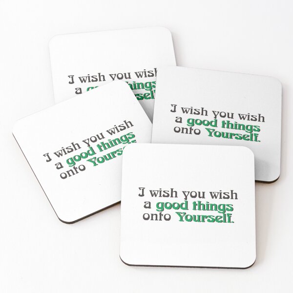 Item preview, I WISH YOU WISH A GOOD THINGS ONTO YOURSELF designed and sold by ZalynsGraphic.