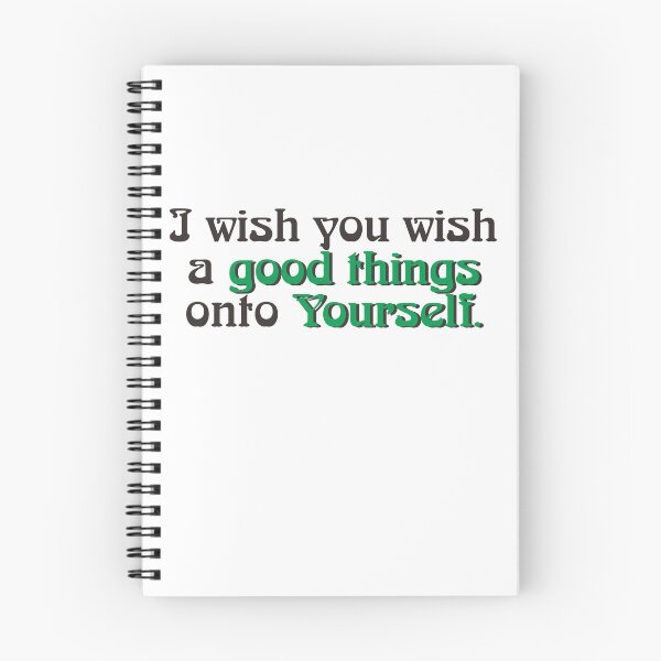 Item preview, I WISH YOU WISH A GOOD THINGS ONTO YOURSELF designed and sold by ZalynsGraphic.