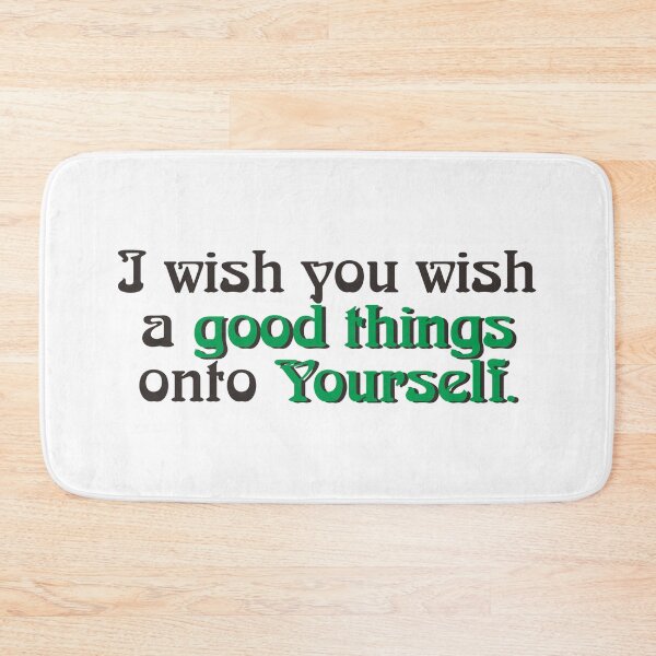 Item preview, I WISH YOU WISH A GOOD THINGS ONTO YOURSELF designed and sold by ZalynsGraphic.