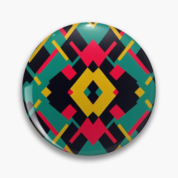 Item preview, Funky graphic design pattern in bold colors  designed and sold by XiB0.