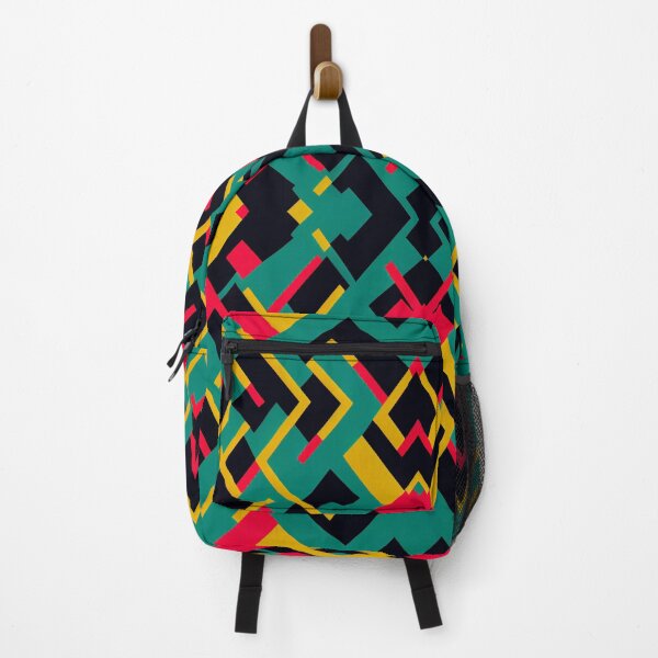 Item preview, Funky graphic design pattern in bold colors designed and sold by XiB0.
