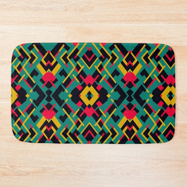 Item preview, Funky graphic design pattern in bold colors  designed and sold by XiB0.