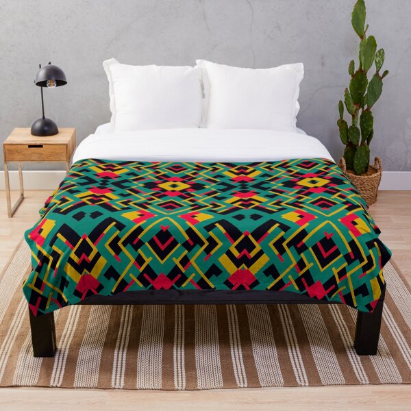 Item preview, Funky graphic design pattern in bold colors  designed and sold by XiB0.