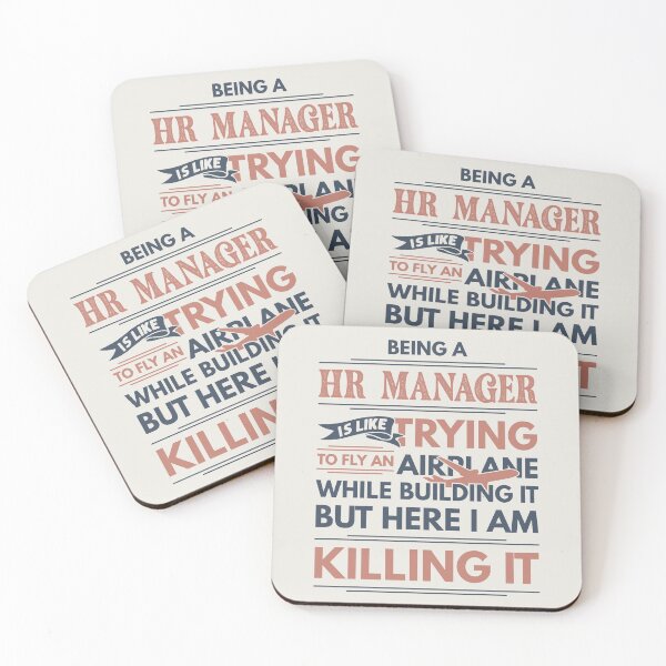 Item preview, Being A HR Manager Is Like Trying To Fly An Airplane While Building It But Here I Am Killing It Funny Gift idea HR Manager designed and sold by Mmmm3344.
