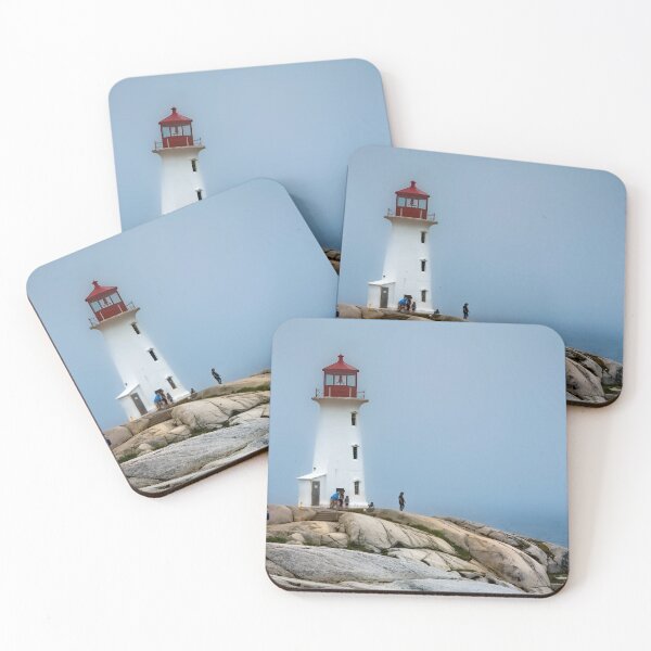 Item preview, Peggys Cove Lighthouse on a Foggy Summer 's Day designed and sold by kenmo.
