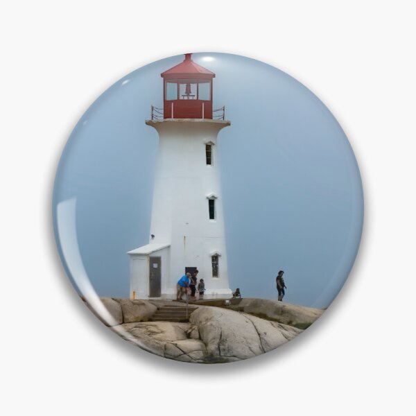 Item preview, Peggys Cove Lighthouse on a Foggy Summer 's Day designed and sold by kenmo.