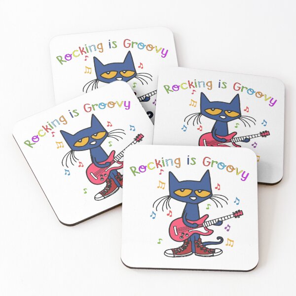 Item preview, Pete the cat rocking in red shoes and pink guitar designed and sold by Walidovicstore.