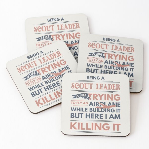 Item preview, Being A Scout Leader Is Like Trying To Fly An Airplane While Building It But Here I Am Killing It Funny Gift idea Scout Leader designed and sold by Mmmm3344.