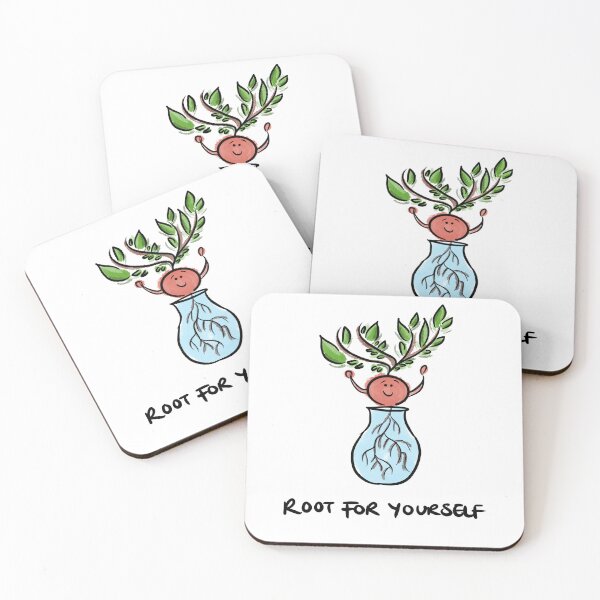 Item preview, Root For Yourself - Motivation Doodle designed and sold by devakidesigns.