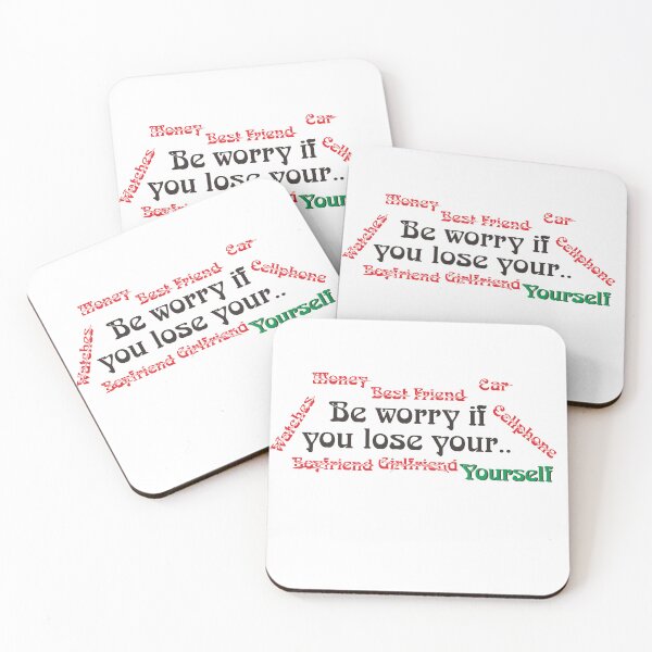 Item preview, BE WORRY IF YOU LOSE YOURSELF designed and sold by ZalynsGraphic.