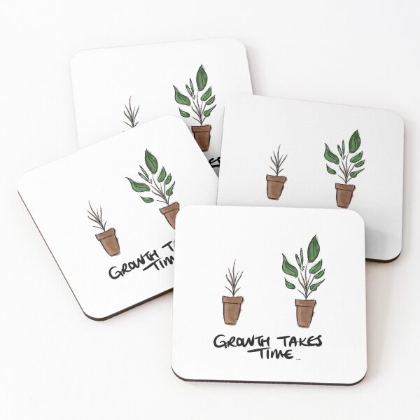 Item preview, Growth Takes Time - Motivational Art designed and sold by devakidesigns.