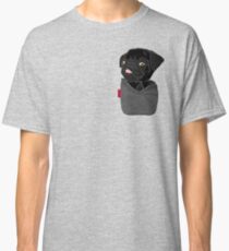 Camiseta clásica Black Pug FU Pocket