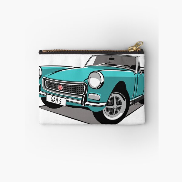 Item preview, MG Midget round wheel arch blaze aqua designed and sold by car2oonz.