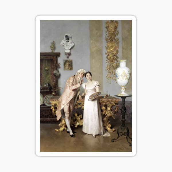 Item preview, The Art Lesson by Francesco Beda designed and sold by CastlesClassics.