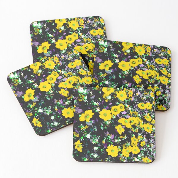 Item preview, Yellow Flowers Pattern designed and sold by Mircea Boboc.