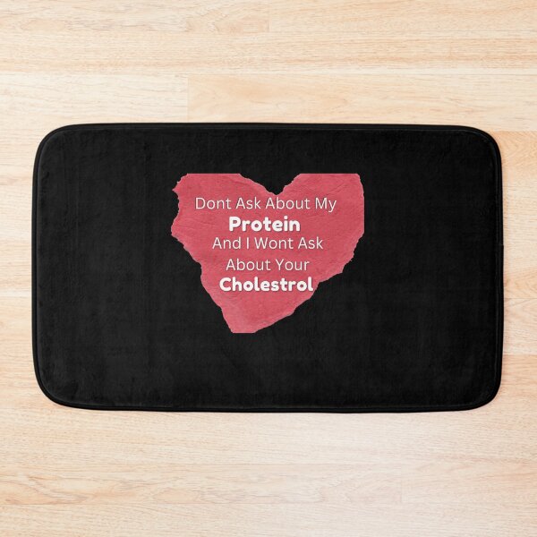 Item preview, Dont Ask About My Protein And I Wont Ask About Your Cholestrol / World Vegetarian Day - Funny and cute T-Shirts Quotes designed and sold by Designspot2020.