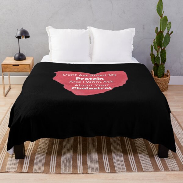 Item preview, Dont Ask About My Protein And I Wont Ask About Your Cholestrol / World Vegetarian Day - Funny and cute T-Shirts Quotes designed and sold by Designspot2020.