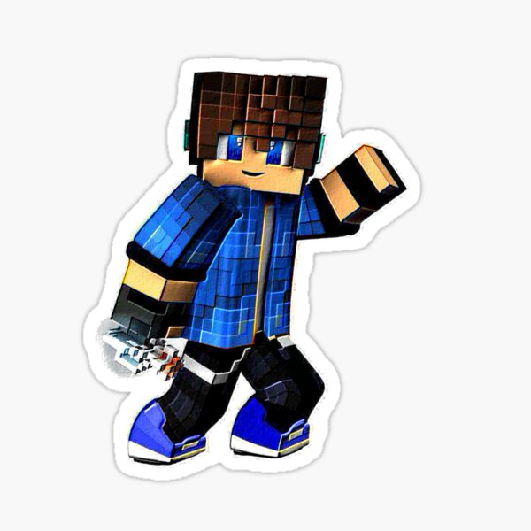 Technoblade Minecraft skin Magnet for Sale by lottedesigns