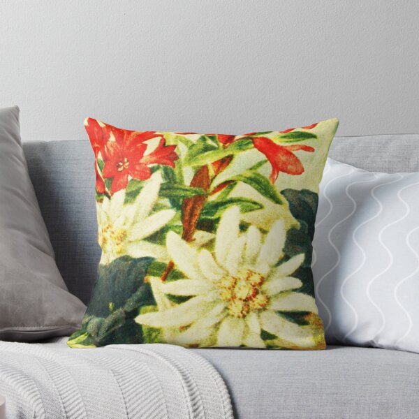 Item preview, HD Alpen Flora (Alpine flowers) Restored 1904 beautiful watercolor design  designed and sold by MINDTHECHERRY.